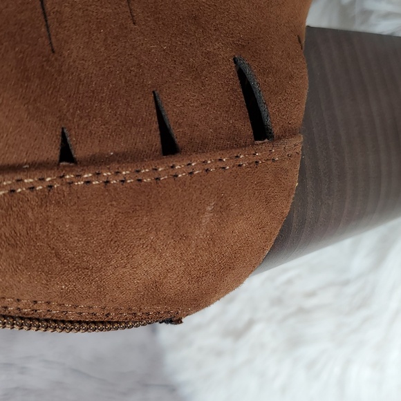 Carlos by Carlos Santana Brown Heeled Ankle Bootie Size 9 EUC - Picture 8 of 12